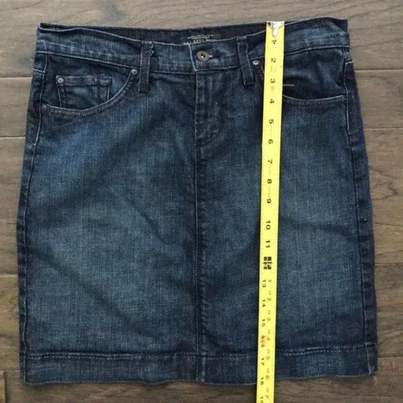 James Jeans Size 29 Classic Denim Jean Mini Skirt Medium - Picture 5 of 5